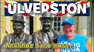 Laurel & Hardy, Fish & Chips, & a Pint in Ulverston The Lakes UK.