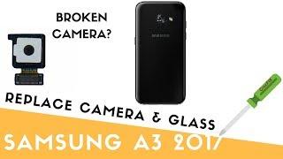 Samsung A3 2017 Camera replacement with glass lens by CrocFIX