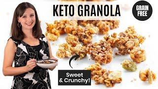 KETO GRANOLA RECIPE: Sweet, Crunchy, & 2g Net Carbs!