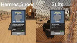 Hermes Shoes vs Stilts (ROBLOX Evade Update Buff)