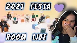 2021 FESTA BTS ROOM LIVE | first time REACTION