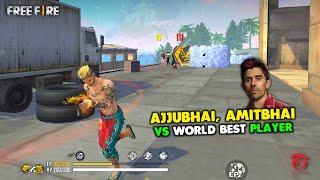 Ajjubhai94 and Amitbhai vs World Best Player Clash Squad OverPower Gameplay - Garena Free Fire