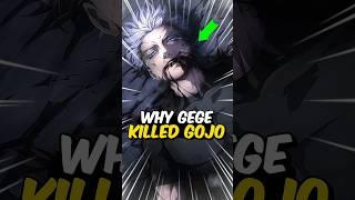 Reason of Gojo Death  #shorts #jujutsukaisen #jjk #anime #gojo #sukuna #viral #trending #fyp