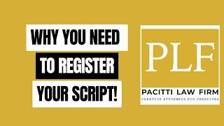 WHY YOU NEED TO REGISTER YOUR SCRIPT!