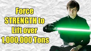 How Strong is Luke Skywalker ( CANON ) - Star Wars