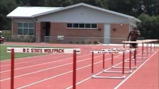 Hurdle Training - Technique, Reaction, Endurance work - 10 over 10 hurdles