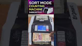 How to Use Sort Mode Currency Counting Machine in Royapuram #shorts