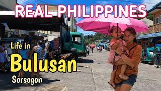 A VERY HOT WALK TO WITNESS THE REAL LIFE SCENES in BULUSAN SORSOGON PHILIPPINES | Walking Tour