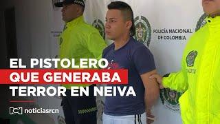 Así cayó Janer Caleth Torres, el pistolero que causaba terror de Neiva