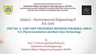 4.5 Phytoremediation and Root Zone Technology