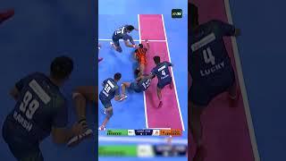 Abhishek Singh's Super Raid in UPKL 2024 against Brij Stars #kabaddi