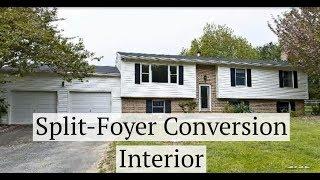 Split Foyer Conversion to Two Story Interior