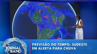 Frente fria puxa umidade da Amazônia e deixa Sudeste em alerta | Jornal da Band