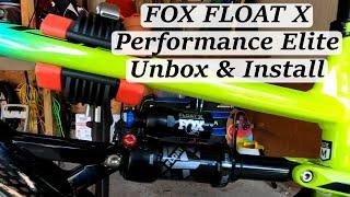 Fox Float X Performance Elite - unbox and install