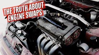 Getting Real About Honda Engine Swaps || B Series vs. K Series vs. J Series vs. More