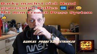 Darky machst sich Hand gepressten Kaffee - French Press System   1000ml Kaffeebereiter