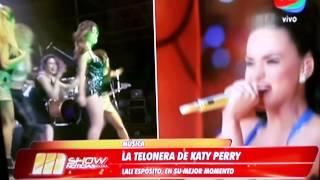 La telonera de @katyperry @laliespos