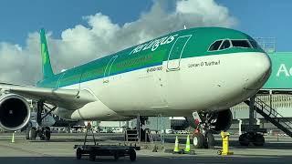 Dublin (DUB)  ~ Los Angeles (LAX)  - Aer Lingus - Airbus A330-200 - Full Flight