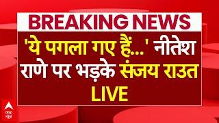 Sanjay Raut Breaking LIVE: 'ये पगला गए हैं...' Nitesh Rane पर भड़के Sanjay Raut | Malhar Certificate