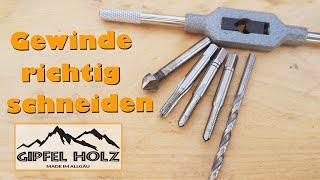 Gewindeschneiden in Metall: Schritt für Schritt erklärt | Anleitung