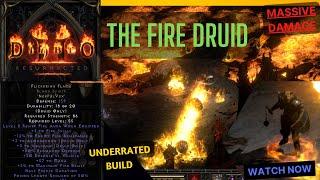 DIABLO 2 RESURRECTED FIRE DRUID UNDERRATED BUILD