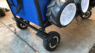 New Foldable Wagon Update Fix Part 2 | Scooter Wheels are always better.