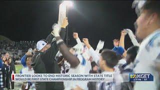 Frontier HS can complete historic season with CIF state football championship