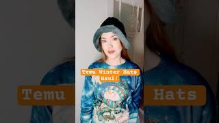 Cheap Temu Winter Hats Haul! #temufinds #temuhaul #temutryon