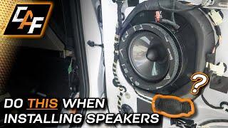 Installing speakers? These techniques make a BIG difference!