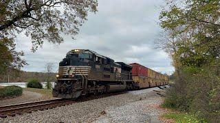 Solo NS SD70ACe 1059 w/ Nice Crew Leads Fast Trash 12T on 11/15/24