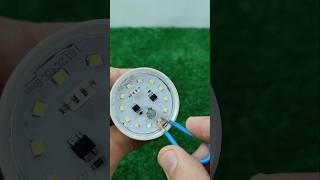 How to DISASSEMBLE and REPAIR an LED lamp WITHOUT A SOLDERING IRON Do-it- #diy #tips