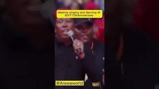 Malema Julius singing and dancing | eff 10th anniversary | south africa