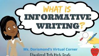 ️ What is Informative Writing? | Informational Writing for Kids | Nonfiction Writing