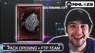 BIG PACK OPENING + NMS TEAM UPDATE I NHL 25 HUT