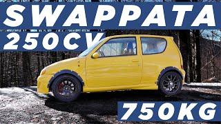 Engine swap Punto Abarth 250 bhp to fiat 600 