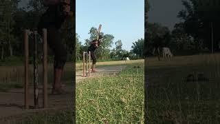 BEST CRICKET TIME FOR HEATING BALL #cricket #viralvideo #viralshort