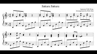 Sakura Sakura (Piano Sheet Music) - Japanese Folk Song | Arrangement by Felix Sun