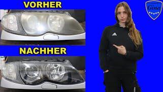 CHEAP AND LEGAL HEADLIGHT REPAIR WITHOUT SANDING AND POLISHING  STEP BY STEP INSTRUCTIONS