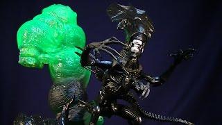 KENNER QUEEN ALIEN HIVE PLAYSET - XENOMORPH ALIENS FIGURE REVIEW