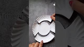 Simple diy craft using paper plate #diy #ytshorts #craftshorts #viral #simplediy #papercraft