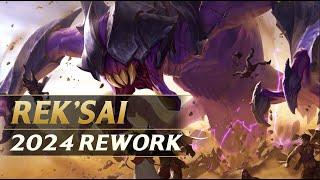 REK'SAI 2024 REWORK Gameplay - League of Legends