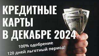 Кредитные карты в Декабре 2024 - КАКИЕ ВЫГОДНЕЕ? Нашел 120 дней без %!