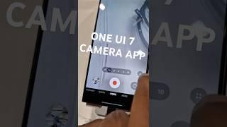 ONE UI 7 CAMERA APP HANDS ON! #oneui7 #sammobile #sdc2024 #samsung #shorts