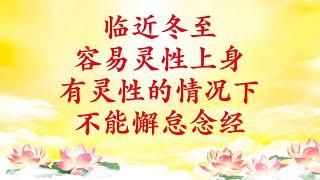 卢台长【节目录音】临近冬至容易灵性上身；有灵性的情况下不能懈怠念经