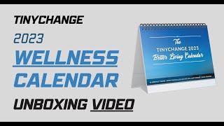 TinyChange 2023 Desk Calendar: unboxing video