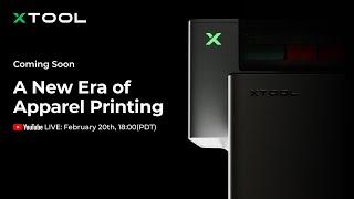 [Official Teaser] xTool Apparel Printer - Print Stunning Apparel in One Click!