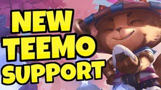 There's a NEW way to play Teemo Support.... (NEW BUILD, NEW RUNES!)