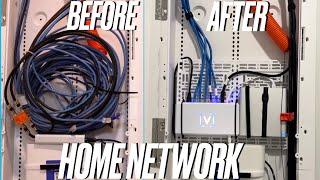 Alta Labs Home Network Installation in Structure Media Enclosure Panel