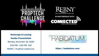 PropTech Challenge - 2020 REBNY Demo Day - Commercial Brokerage and Leasing -  Habidatium