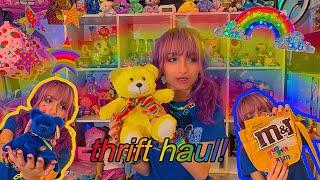 collective thrift haul  (nostalgic & colorful items :D)